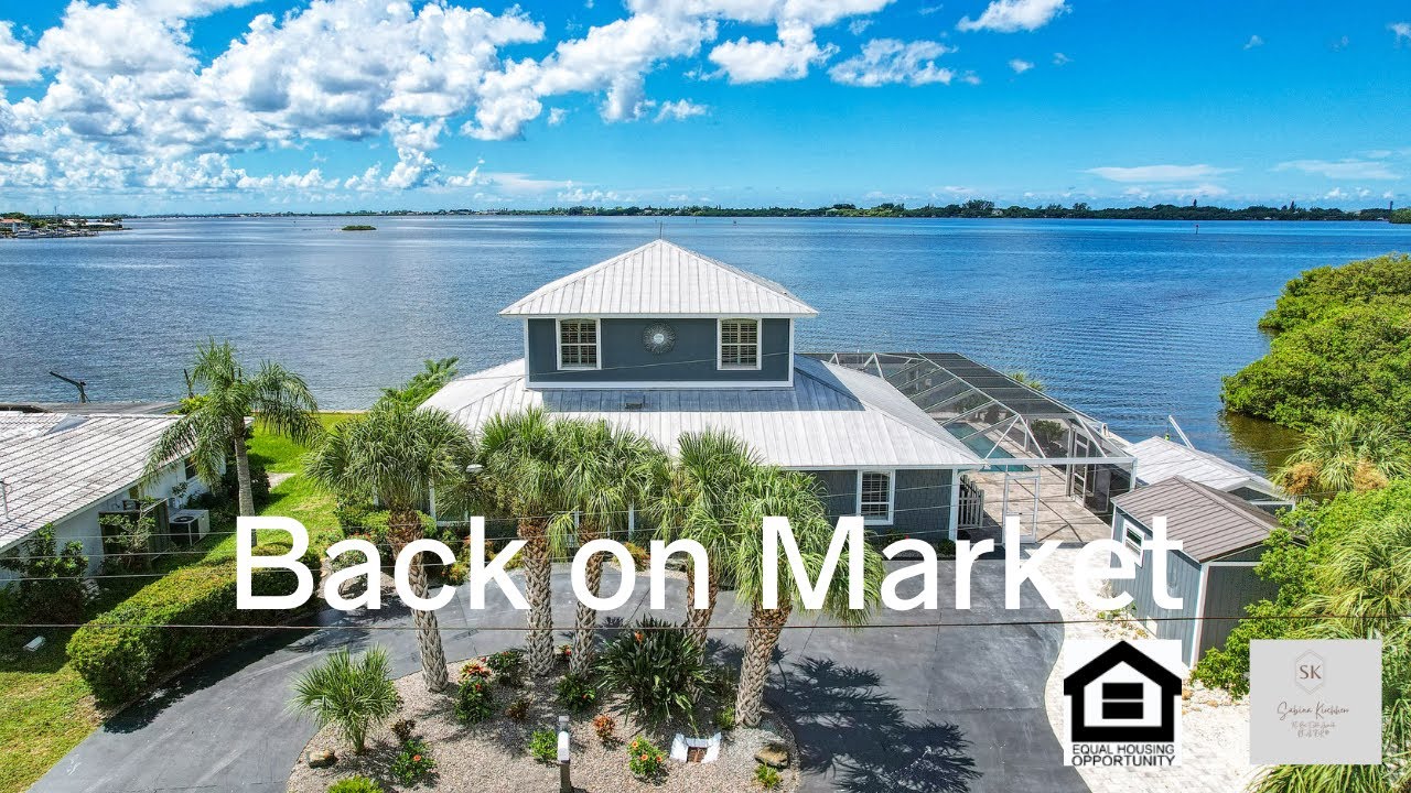 Waterfront property I back on the market I 949 Suncrest Ln. Englewood I Englewood FL real estate