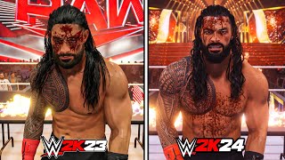 WWE 2K24 vs. WWE 2K23: Amazing Details Comparison