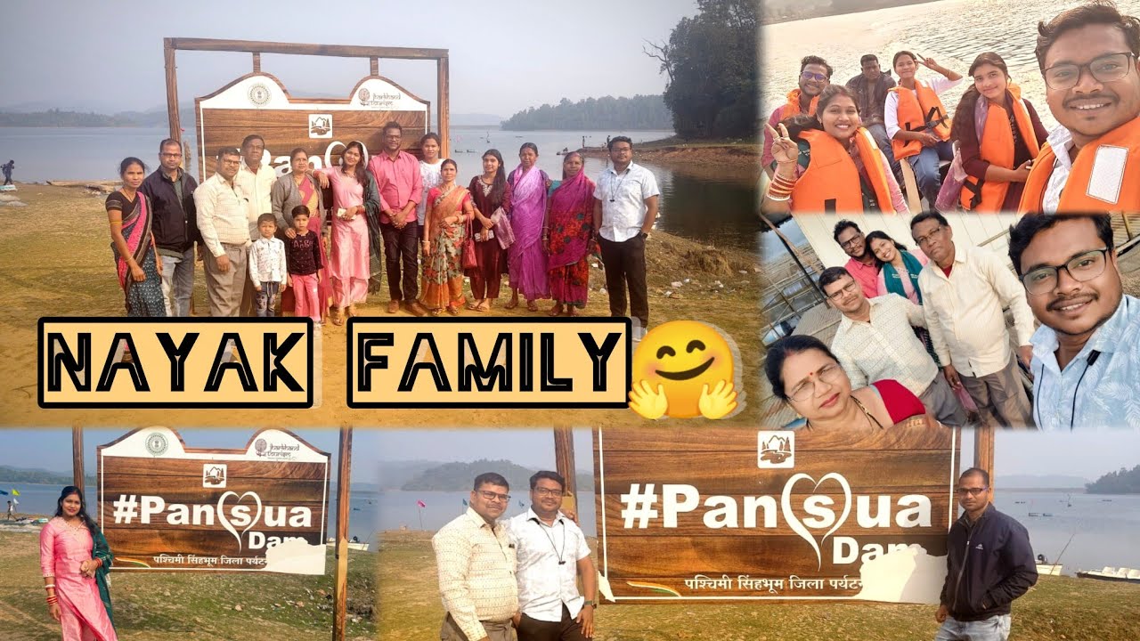 Visited Pansua Dam With My Whole Family 🤗❤️Jharkhand #dam #travel #familytime #youtuber #villagelife