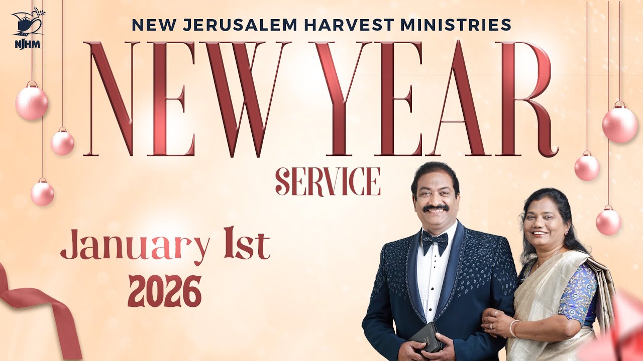 New Year Service - 2026 | Bishop Dr. V. Rangaraju | 1st Jan 2026 | NJC Bangalore | NJHM