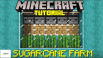 AUTO SUGARCANE FARM | Minecraft Tutorial #shorts