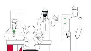 An explainer video for Tahaluf Enterprise / After effects animation