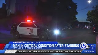 Police: Man stabbed in the head on Syracuse's North Side