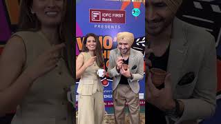 59 Seconds With Harbhajan Singh And Geeta Basra | Curly Tales #shorts