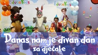 Danas nam je Divan Dan 🎈 Za Djecake 🎈 Rodjendanska pjesmica