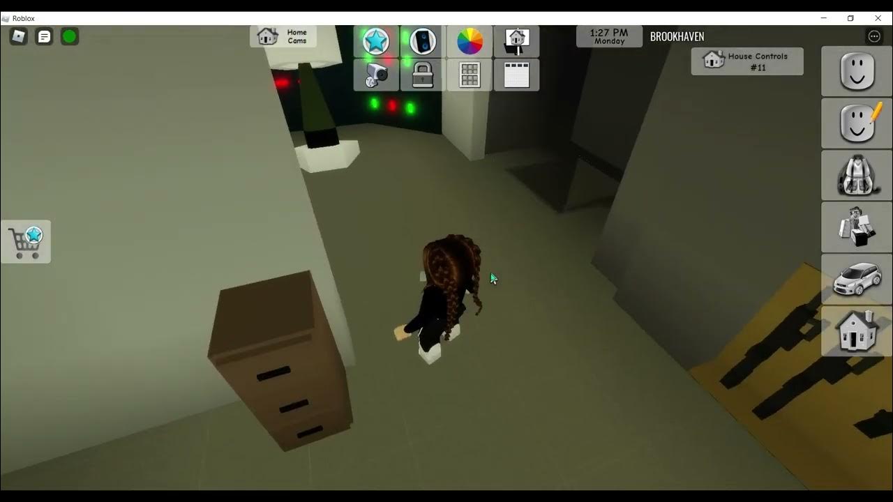 Where the safe is in the Military base house I Brookhaven YouTube