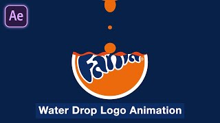 Water Drop Logo Animation in After Effects | Easy Tutorial