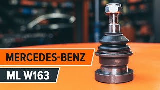 Numurzīmes apgaismojuma lukturis uzstādīšana MERCEDES-BENZ M-CLASS (W163): bezmaksas video