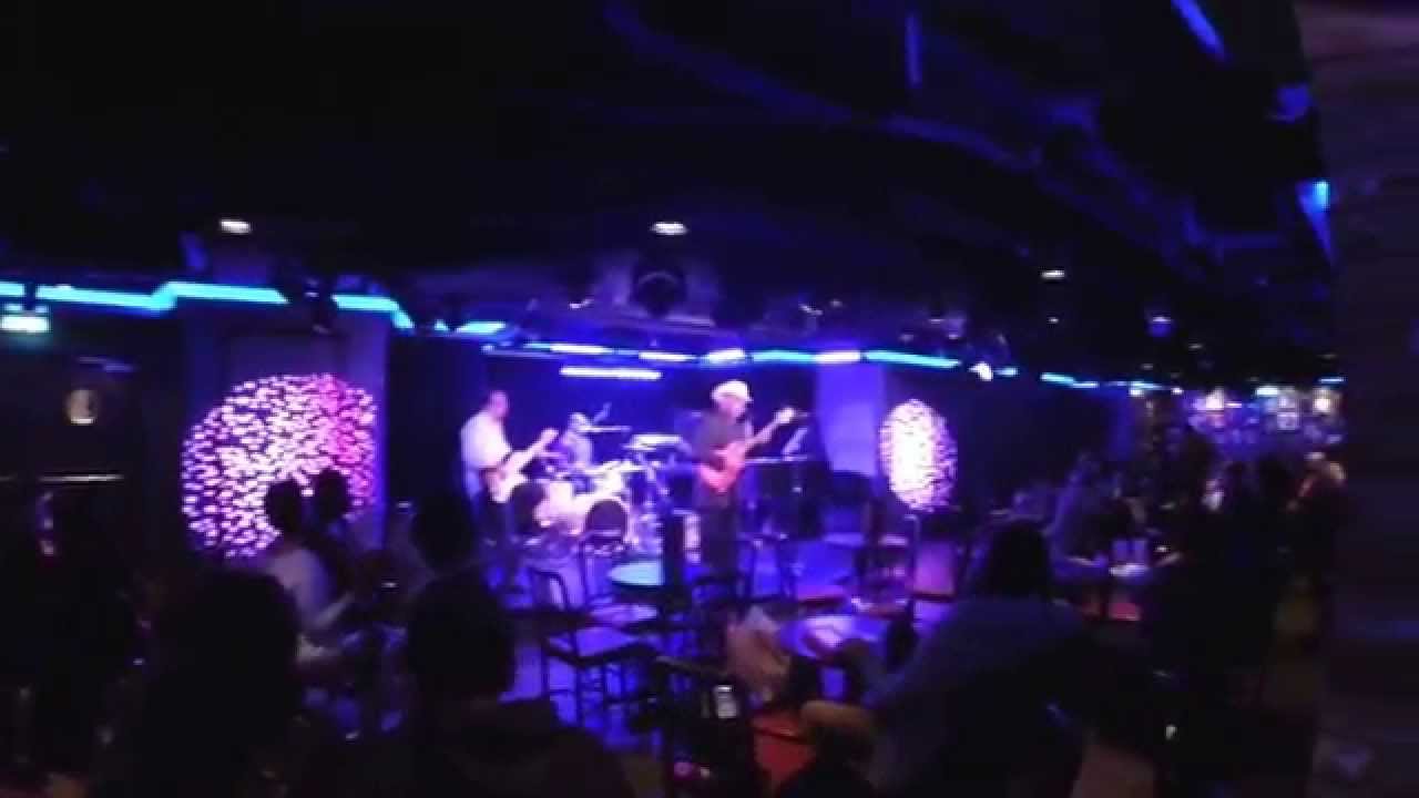 Johnny Love sings the blues at Fat Cats Jazz club of Norwegian Breakaway
