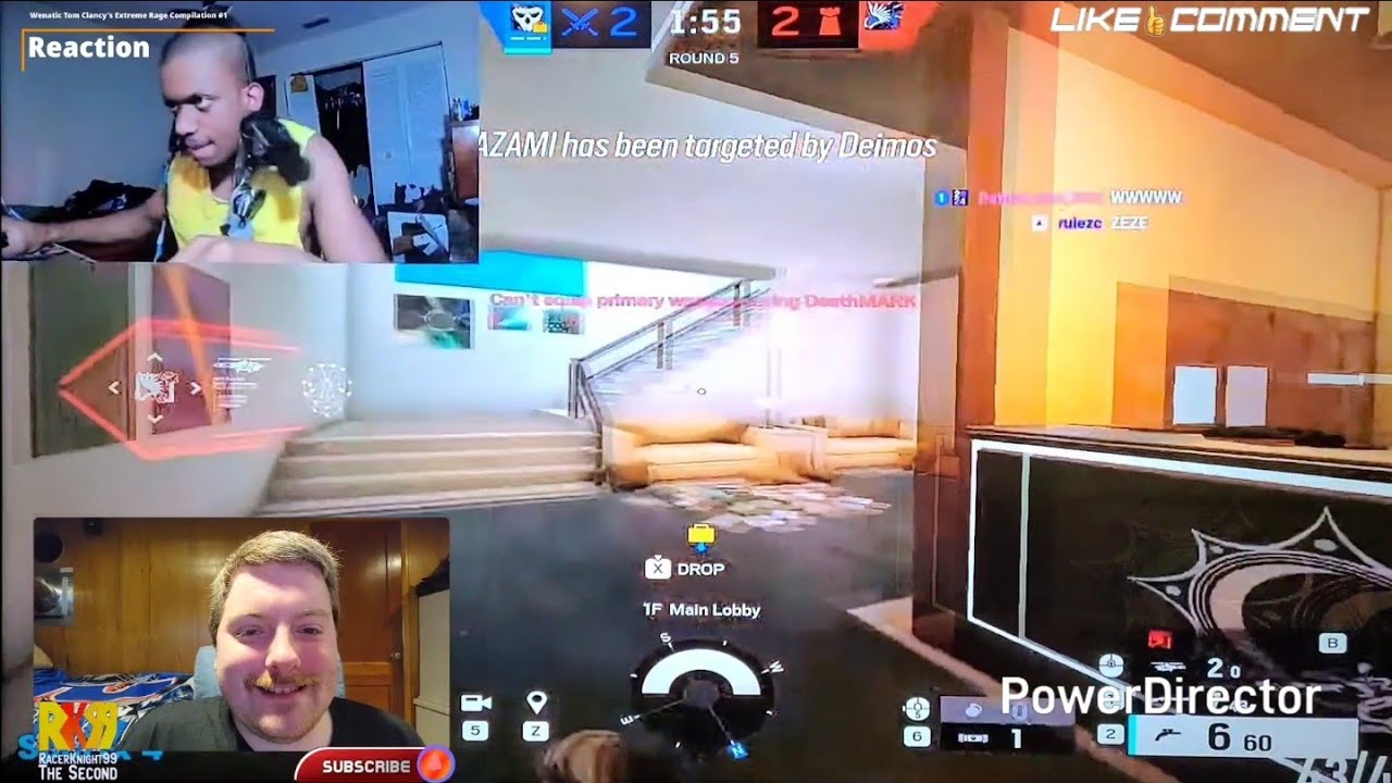 Wenatic Tom Clancy's Extreme Rage Compilation #1 Reaction