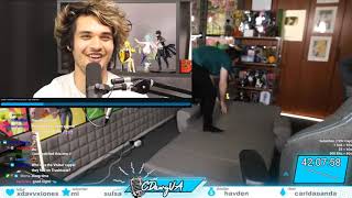 Connor Sets Up His Bed For Sleep Streaming