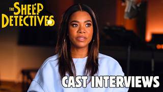 The Sheep Detectives - Cast Interviews | Nicholas Braun &amp; Regina Hall Are Interviewed.