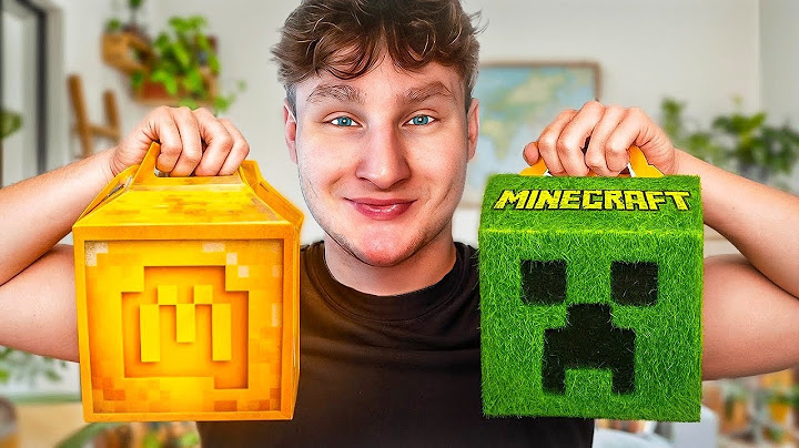 Megkóstoltuk A *Minecraft Menüt* A Mekiben!🍟