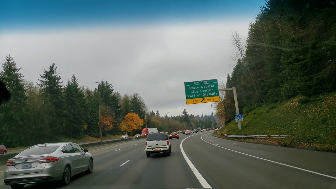 Highway i5 Olympia washington state YouTube