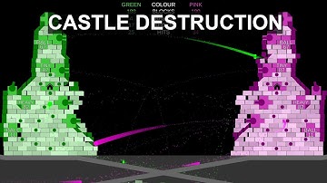 Castle Destruction #2 - Marble Race