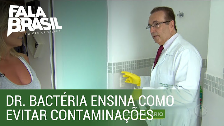Dr. Bactéria mostra os lugares mais contaminados do banheiro