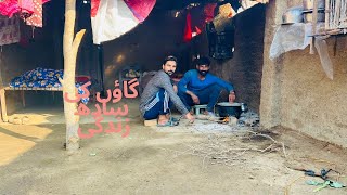 Village Morning Routine Feeding Animals, Cutting Fodder & Watering Fields
