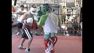 Manny Pacquiao and Steve The Mongoose Quinonez Jr.  Sparring at Wildcard.VOB