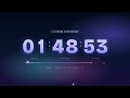 🪐 2 Hours Timer · Cosmic Orbit Aesthetic · Study / Focus / Sleep Countdown