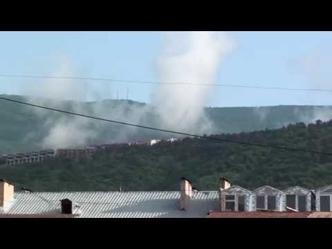 Туман в горах Тбилиси (ნისლიანი ამინდი, თბილისის ირგვლივ განლაგებულ მთებში): 23.05.2014