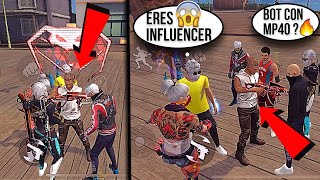 BOTSITO HACE EMOTE DE MP40 COBRA EN ZONA SOCIAL 😱