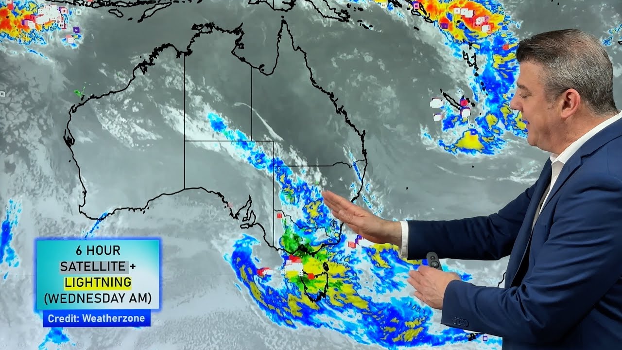 Oz: Polar blast this weekend in SE, downpours for Qld next week - YouTube