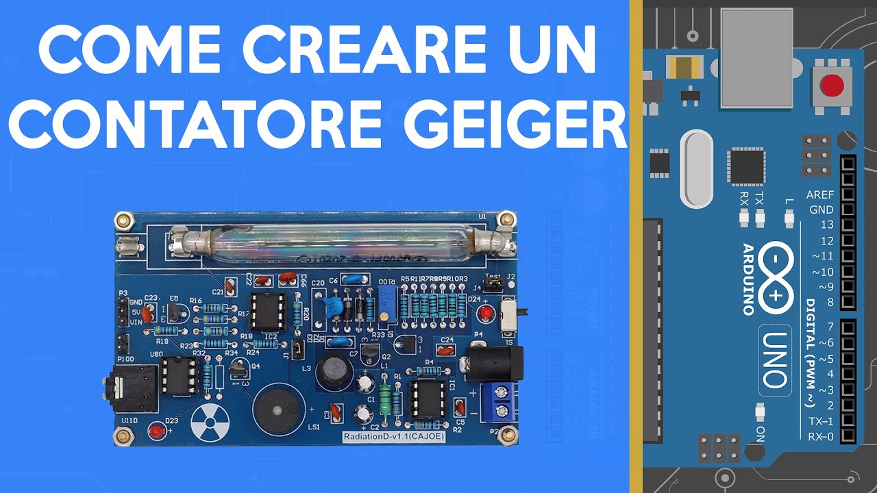 Contatore Geiger Fai da Te con Schermo LCD e Arduino - Tutorial