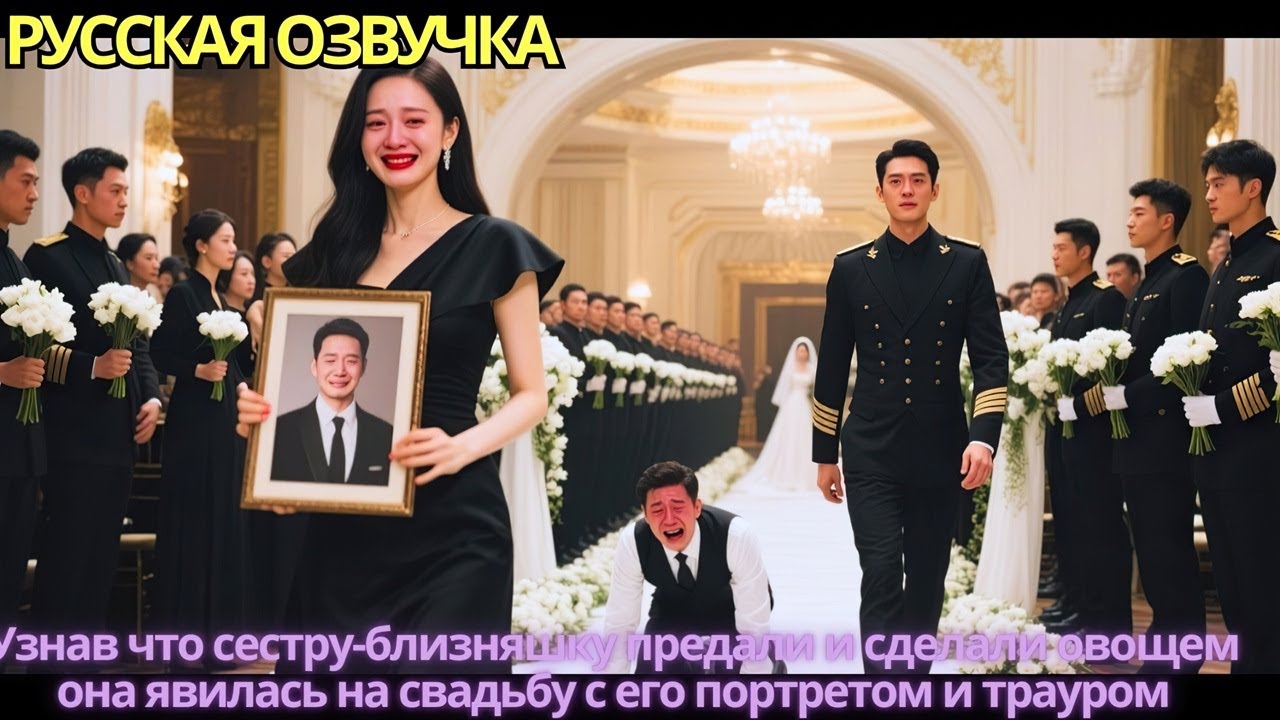 Узнав что сестру-близняшку предали и сделали овощем она явилась на свадьбу с его портретом и трауром