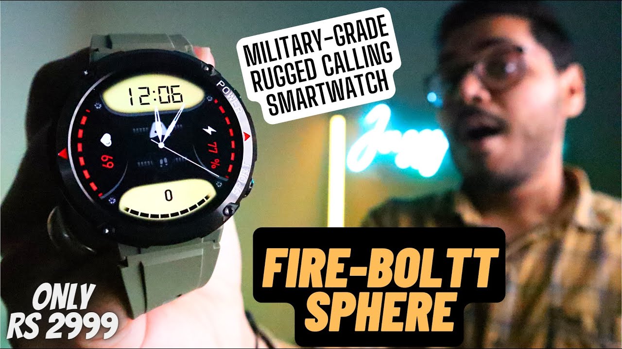 FireBoltt Sphere "Rugged Calling Smartwatch* Unboxing and Review