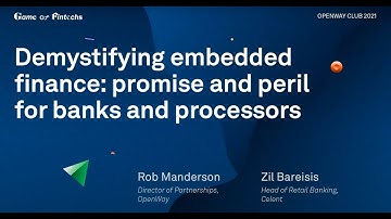Demystifying embedded finance: FAQ for banks and processors