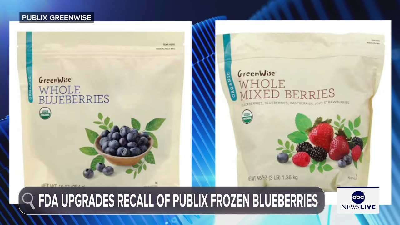 Publix Frozen Blueberry Recall: What the FDA Upgrade Means
