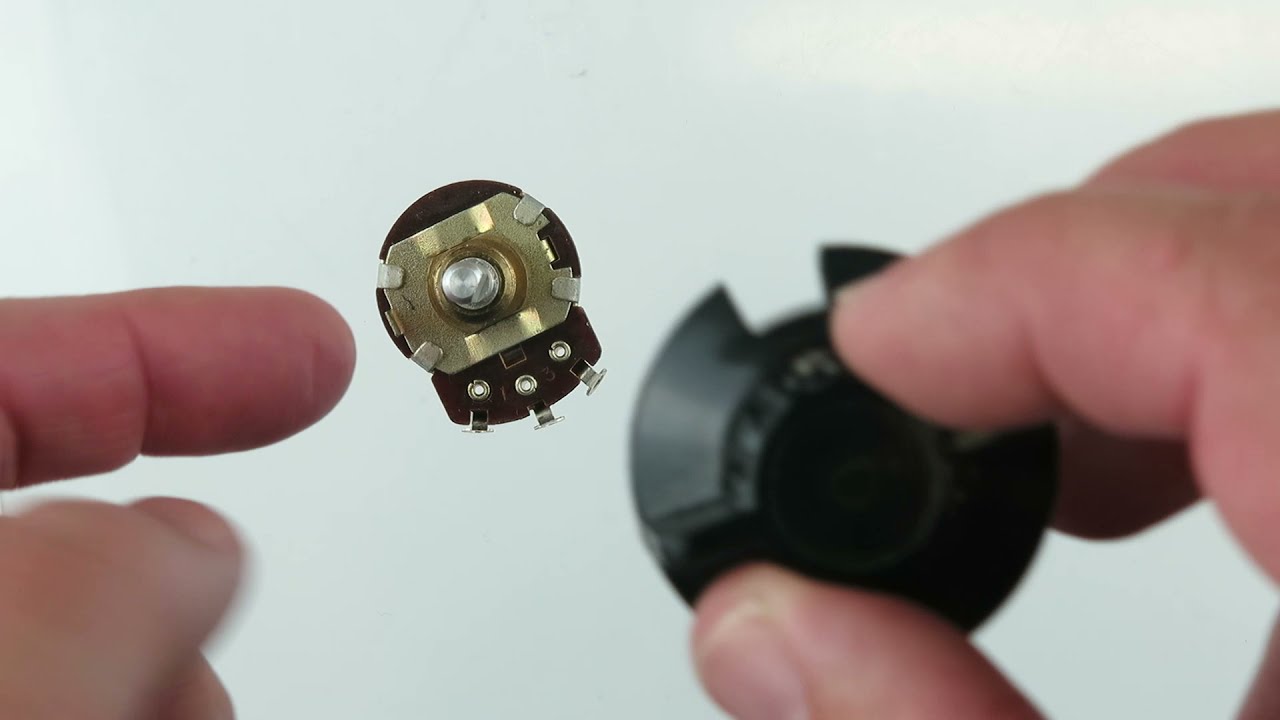 G25682 - Panel Mounting 2.2K Ohm Linear Taper Potentiometer with Special Knob