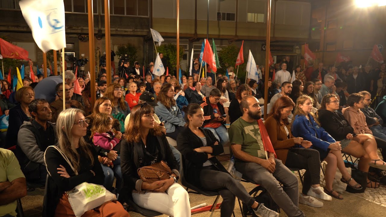 Jerónimo de Sousa: Comício CDU em Rio de Mouro