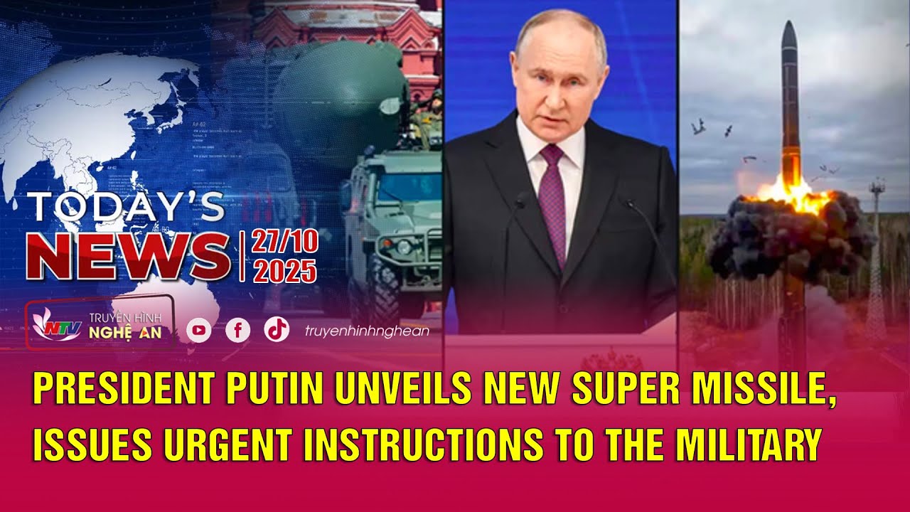 Today's News - 27/10/2025 - YouTube
