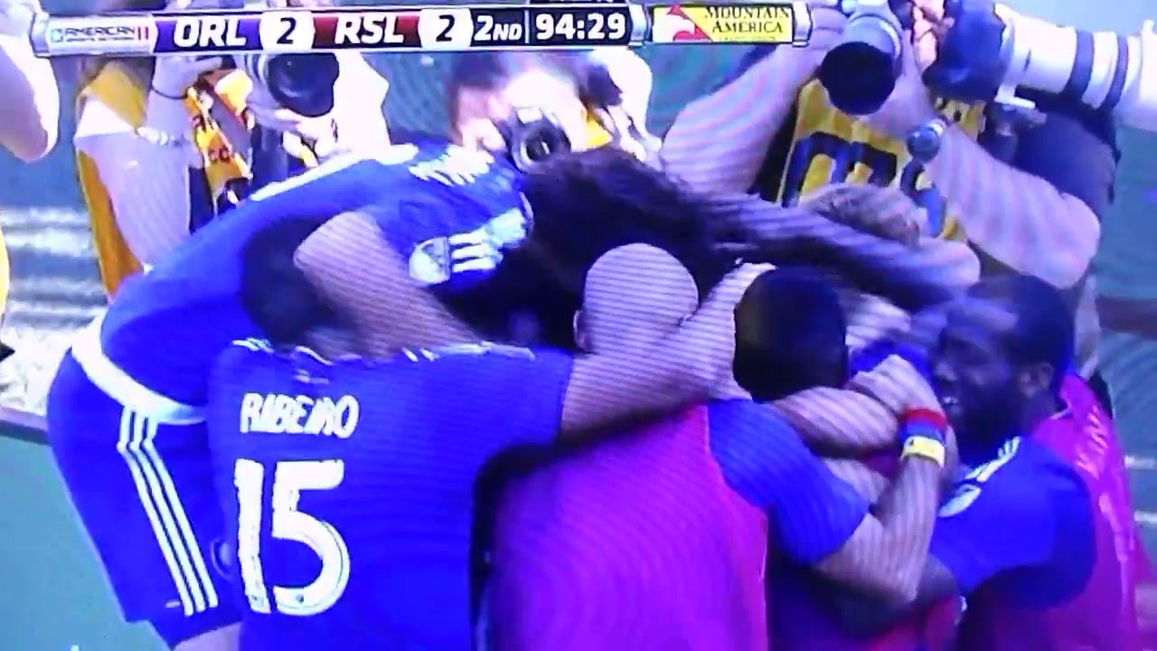 Adrian Winter's Miracle Goal in the 94th Minute! Orlando vs RSL 3-6-16