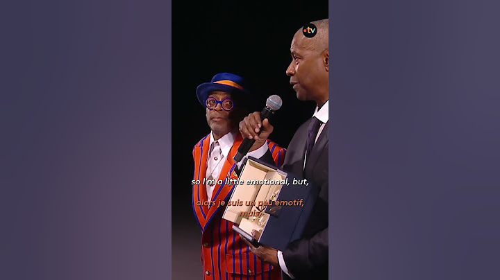#Cannes2025 : Denzel Washington a reçu une Palme d'or d'honneur surprise des mains de Spike Lee