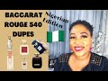Perfume Collection | Best Baccarat Rogue 540 Dupes Ranked| Nigeria Edition
