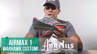 Customize Air Max 90 | WarHawks | Angelus Leather Paints