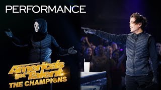 SHIN LIM Is Magician X?! Marc Spelmann Blows Minds With Magic! - America's Got Talent: The Champions