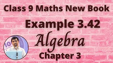 TN 9th Maths Example 3.42 Algebra Chapter 3 Linear Equation in Two Variables Graph  AlexMaths