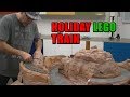 Making Terrain for a LEGO Christmas Tree Train