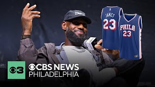 LeBron James' 76ers jersey breaks sales records