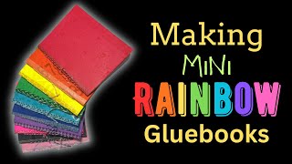 Making My Own Mini Gluebooks From Scratch @JenniferDurdleArt