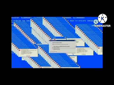 ALL WINDOWS ERROR PLAYED AT ONCE (green screen/Free Use!)