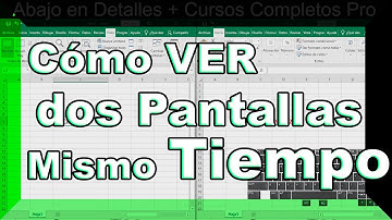 como ver dos pantallas de Excel al mismo tiempo - Fundamentos Básicos Excel Parte 13