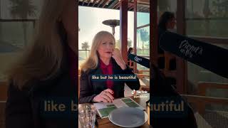 Dinner's On Me w/ Jesse Tyler Ferguson and guest Patricia Clarkson with a handsome waiter