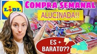 🔵COMPRA Semanal LIDL/ Vengo ALUCINADA con los PRECIOS/ es ➕️ BARATO??/ Maricienta