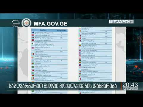 საზღვარგარეთ მყოფი საქართველოს მოქალაქეების დახმარება გრძელდება