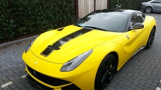 ferrari yellow f12 berlinetta matte