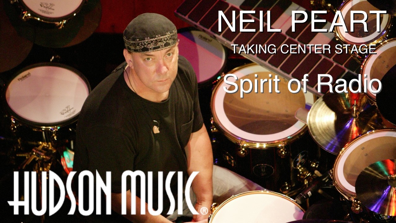 Закулисные съемки Нила Пирта, а также Spirit of Radio: изолированные ударные и выступление.